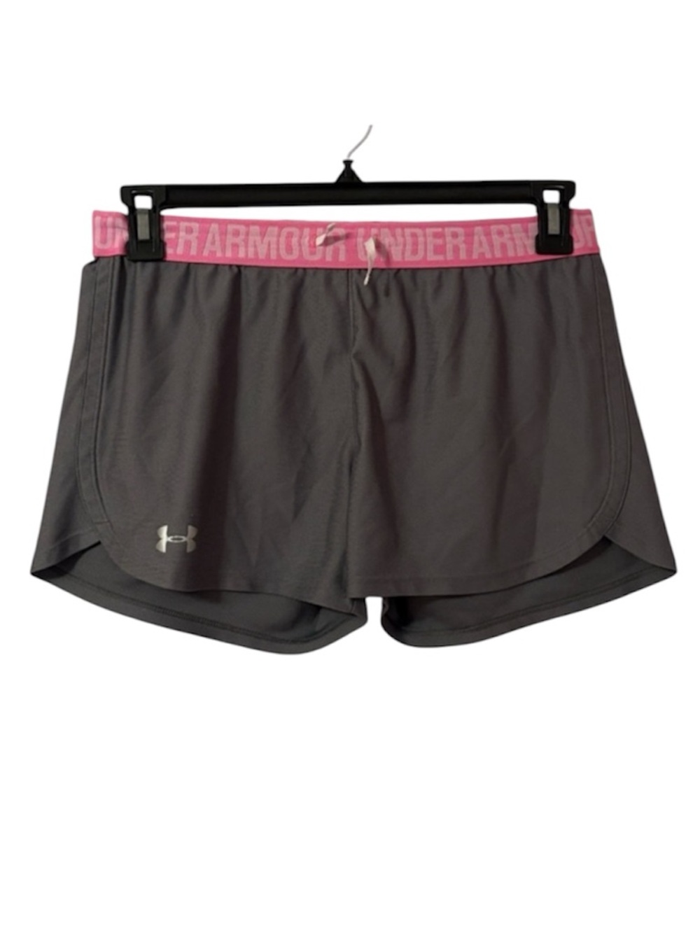 Under Armour Gray & Pink Play Up Shorts